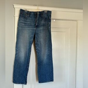 Madewell Women’s Classic Straight Jean Blue, Size 30